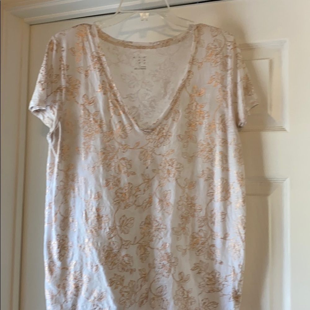 Rose gold top